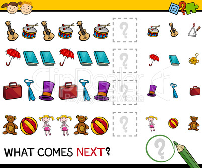 what comes next game cartoon