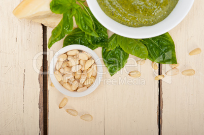 Italian basil pesto sauce ingredients