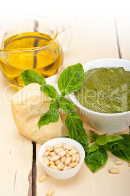 Italian basil pesto sauce ingredients