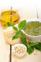 Italian basil pesto sauce ingredients