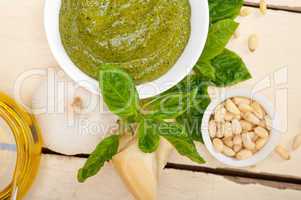 Italian basil pesto sauce ingredients