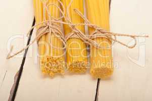 bunch of Italian pasta type