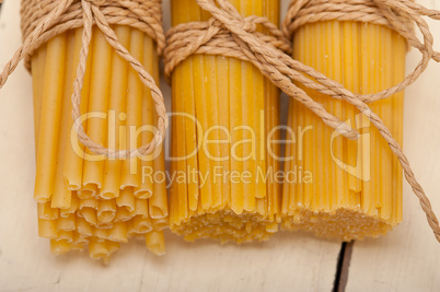bunch of Italian pasta type bunch of Italian pasta type