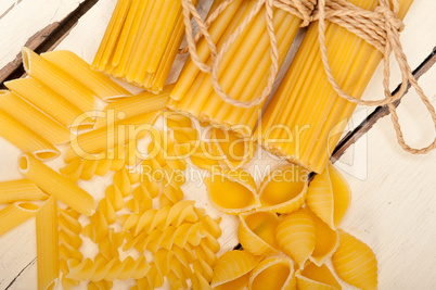 bunch of Italian pasta type