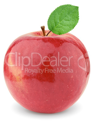 Ripe red apple