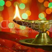 Diwali oil lamp
