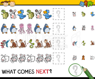 what comes next game cartoon