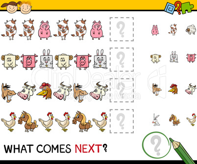 what comes next game cartoon