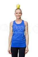 woman in fitness clothing