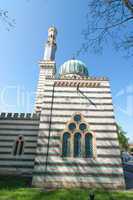 Seite der Moschee