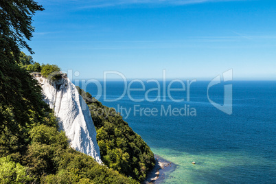 Königsstuhl an der Ostseeküste auf der Insel Rügen