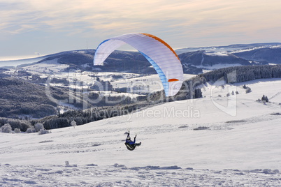 Paragliding und Snowkiting Wasserkuppe-Rhön