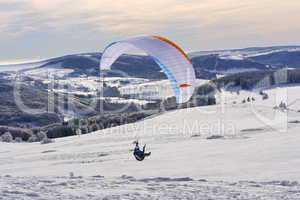 Paragliding und Snowkiting Wasserkuppe-Rhön