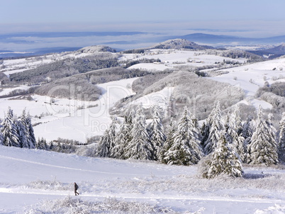 Winterwanderung, Hohe Rhoen