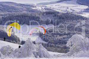 Paragliding und Snowkiting Wasserkuppe-Rhön