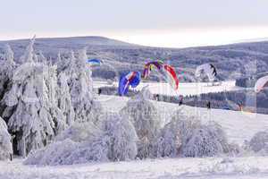 Paragliding und Snowkiting Wasserkuppe-Rhön