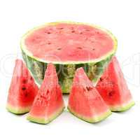 cut watermelon