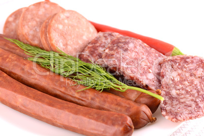 slices of salame from tuscany