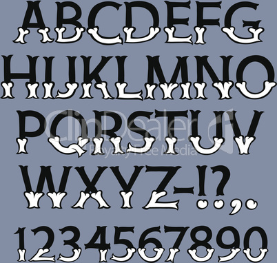 Halloween Bone Font