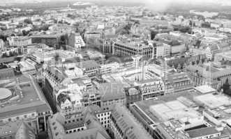 Leipzig aerial view