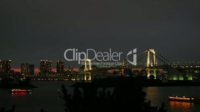 Skyline of Tokyo at night