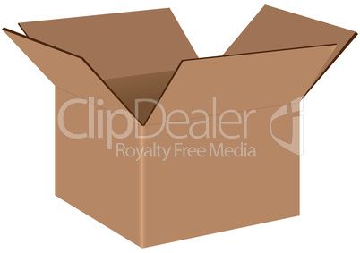 Industrial cardboard box