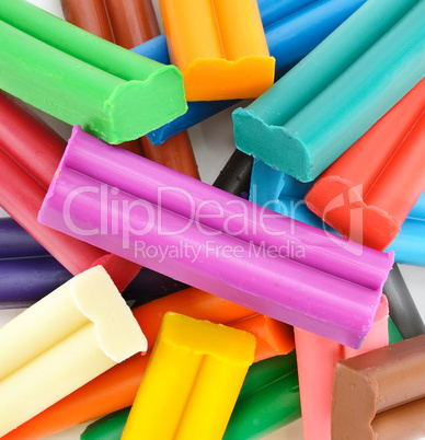 Colorful plasticine background