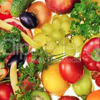 fresh fruits and vegetables