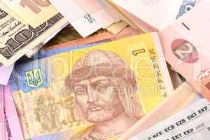 european money, ukrainian money