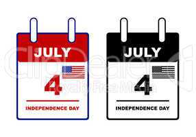 Independence day calendar