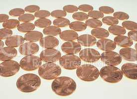 Dollar coins 1 cent wheat penny cent