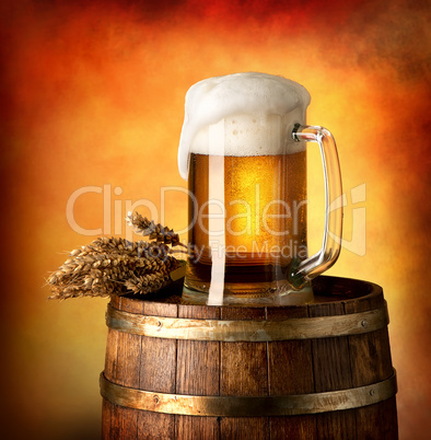 Lager on barrel