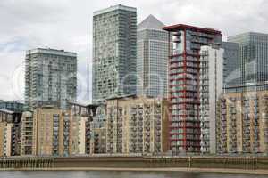 Moderne Architektur in Canary Wharf, London,England