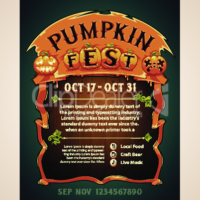 Pumpkin Fest Poster