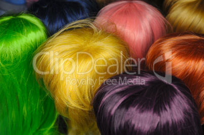 colored wigs