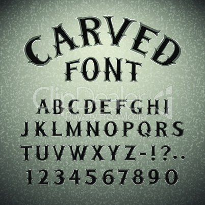 Font Carved in Stone