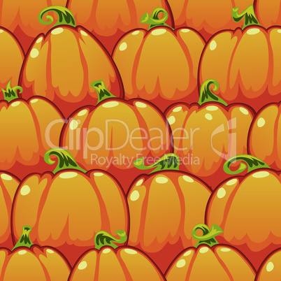 Pumpkins Seamless Pattern