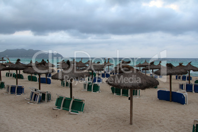 Sandy beach in Mallorca