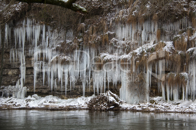 Jagst in the winter