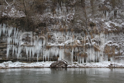 Jagst in the winter