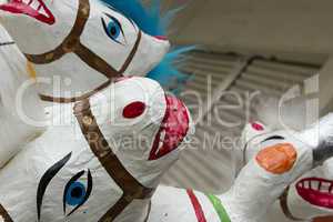 National toys Mexico - horses made of papier-mache