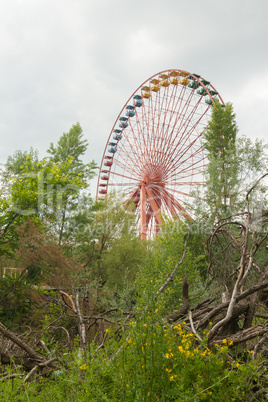 Riesenrad außer Betrieb