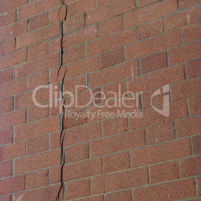 Cracked wall