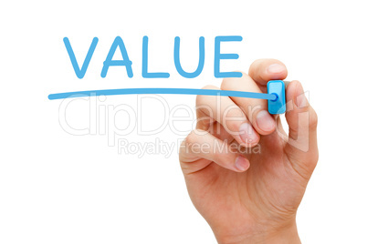Value Blue Marker