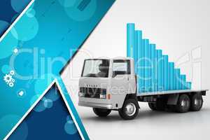 Transportation of business graph in  truck