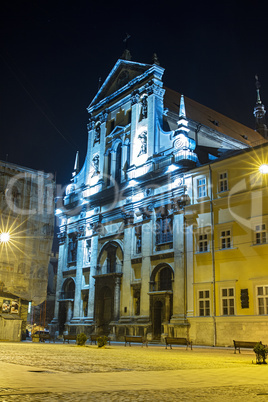 Old Town in Lviv, Ukraine.