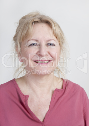 ältere Frau Studio Portrait