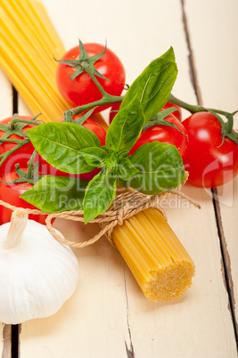 Italian basic pasta ingredients