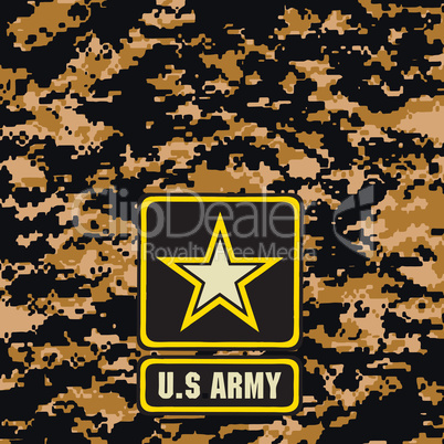 Dark brown army camouflage background