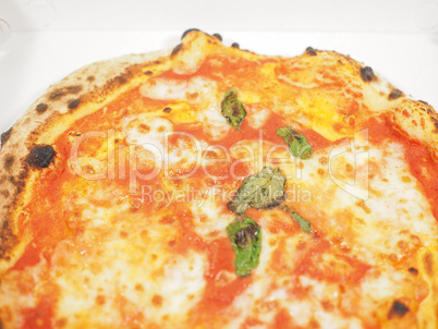 Margherita pizza background